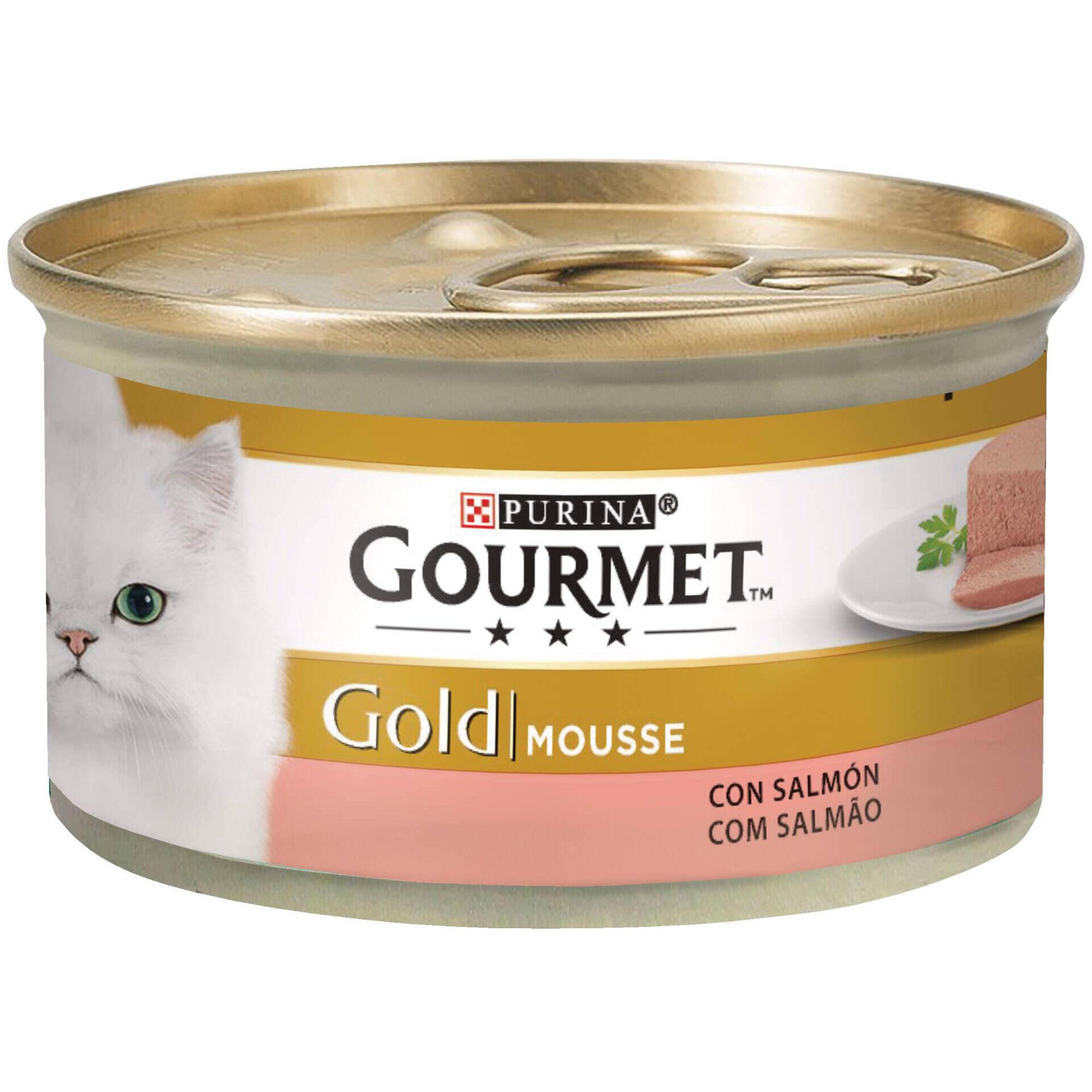 Purina Gourmet Gold Mousse para Gato Adulto Salmão 85 g