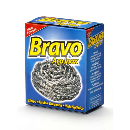 Bravo Esfregão Aço Inox (17% Grátis) 1 un