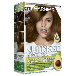 Garnier Nutrisse Coloração 4.3 Castanho Dourado 1 un