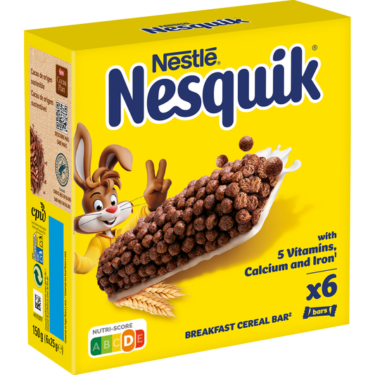 Nesquik Barras Cereais 6 x 25 gr (150 gr)