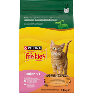 Ração Seca Purina Friskies Júnior Frango e Peru 1,5 kg