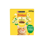 Ração Purina Friskies para Gato Adulto com Coelho, Frango e Legumes 400 g
