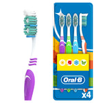 Oral-B 123 Escova de Dentes Shiny Clean 4 un