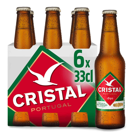 Cristal Cerveja com Álcool 33 cl - Pack 6 x 33 cl