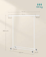 HKH Charriot com Rodas Extensível com Capacidade até 100 kg