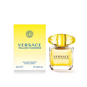 Versace Diamante amarelo eau de vaporizador de banheiro 30 ml