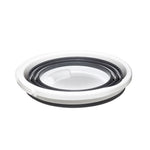 HKH Balde Retrátil Branco/Cinza 10 L