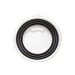 HKH Balde Retrátil Branco/Cinza 10 L