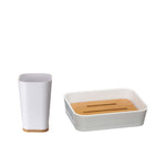 HKH Set 2 Accesorios WC Blanco