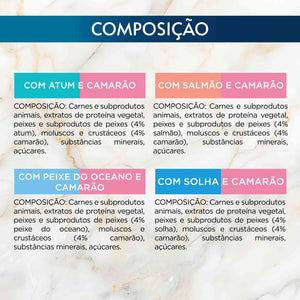 Purina Gourmet Perle Delícias do Oceano para Gato Adulto 4x85 g