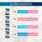 Purina Gourmet Perle Delícias do Oceano para Gato Adulto 4x85 g