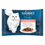 Comida Húmida para Gato Adulto Purina Gourmet Perle Saquetas 4x85 g
