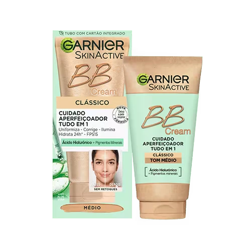 Garnier BB Cream Cuidado Aperfeiçoador Sublime Clássico Tom Médio 50 ml