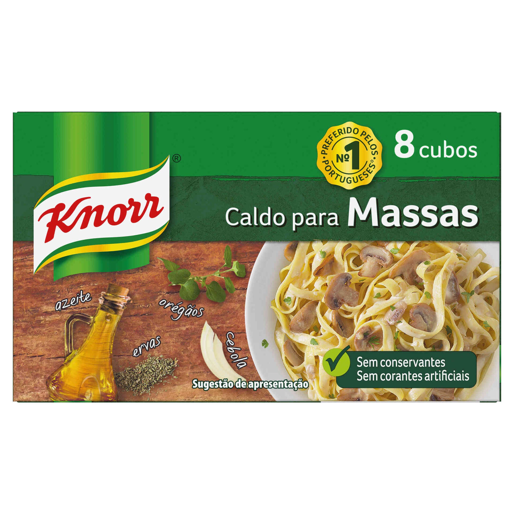 Caldo em Cubos para Massa Knorr 80 g 8 un