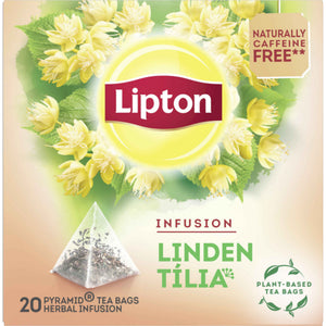 Infusão de Tília em Saquetas Pyramid Lipton 26 g 20 un