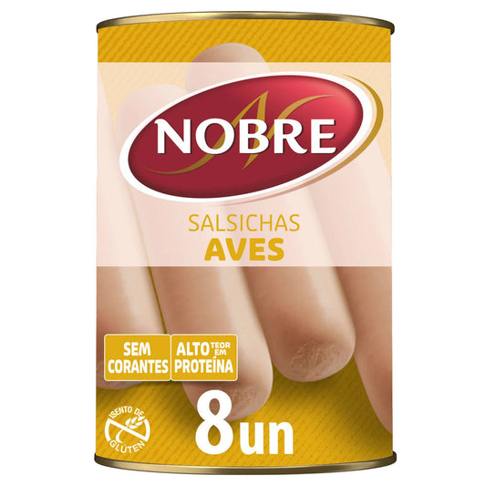 Nobre Salsichas Aves 8 un 200 gr