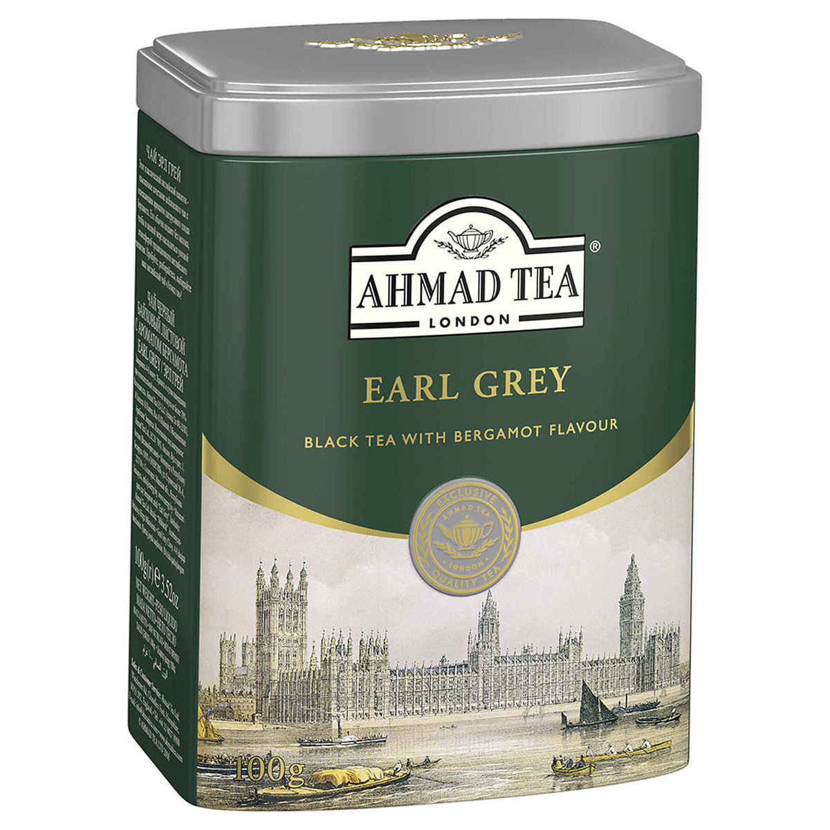 Ahmad Chá Preto Earl Grey Lata 100 g