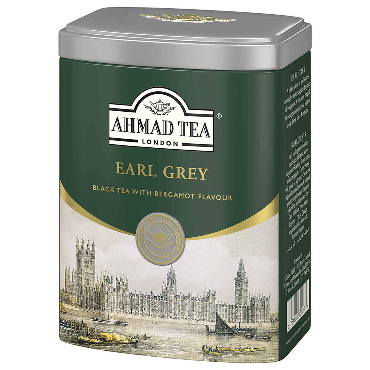 Ahmad Chá Preto Earl Grey Lata 100 g