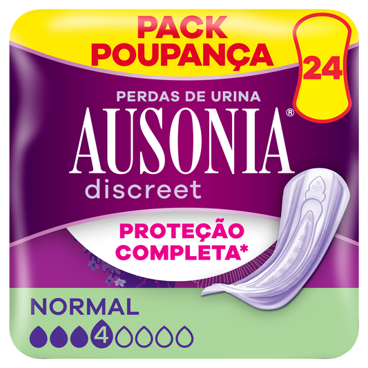Ausonia Compresas Discretas Incontinencia Normal 24 unidades