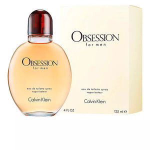 Calvin Klein Obsessão para homens água de vaporizador de banheiro 125 ml