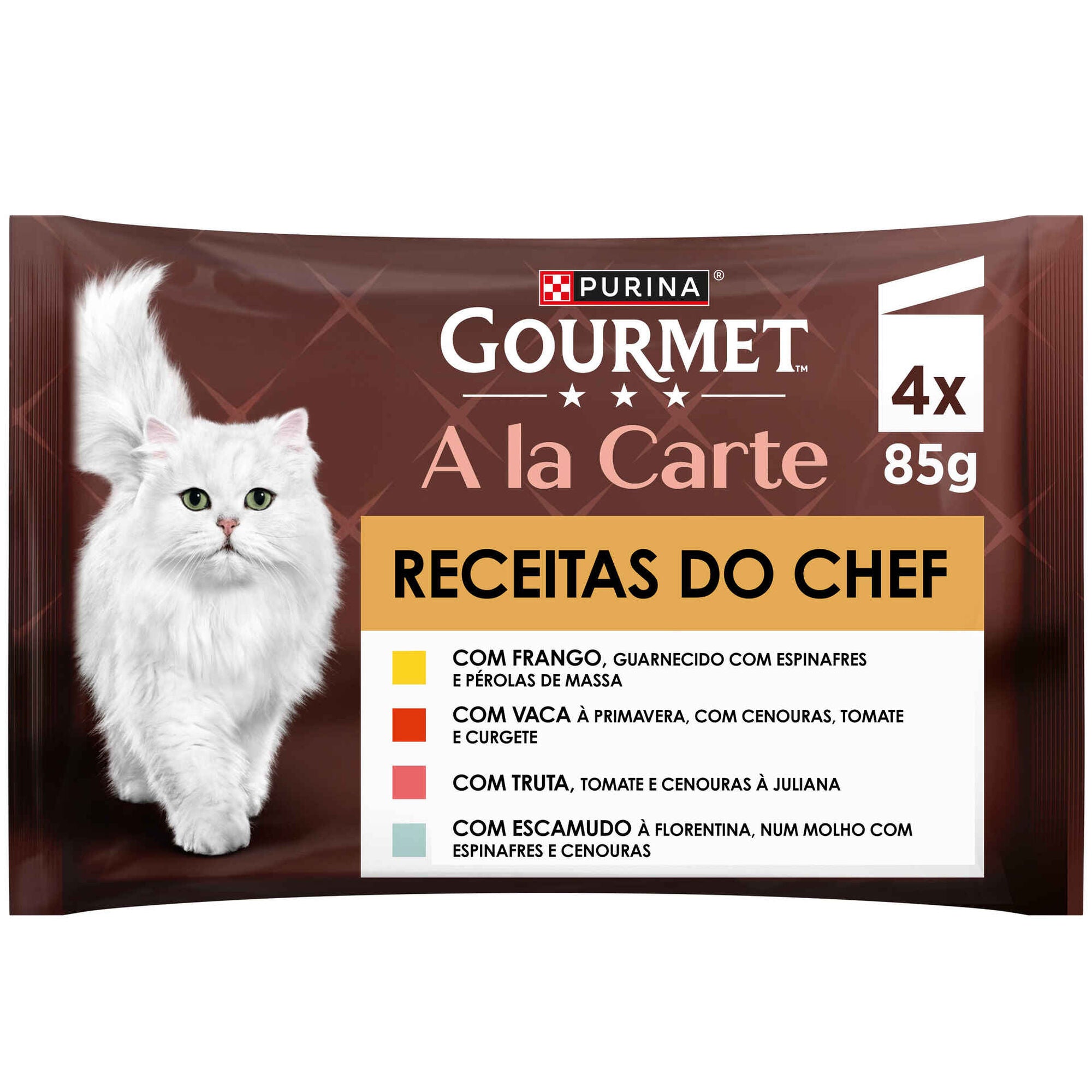 Purina Gourmet A La Carte Comida Húmida para Gato Adulto 4x85 g