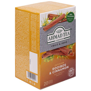 Ahmad Infusão Rooibos e Canela Saquetas 20 un