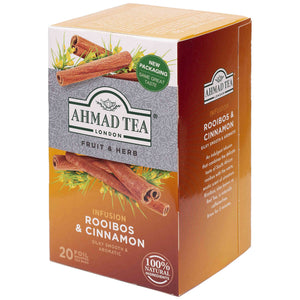 Ahmad Infusão Rooibos e Canela Saquetas 20 un