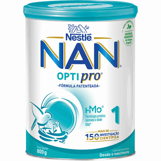 Nestlé Leite para Lactentes 1 Desde o Nascimento NAN Optipro 800 g