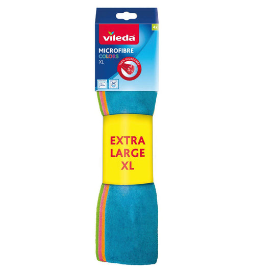 Vileda Pano Microfibra Colors XL 3+1