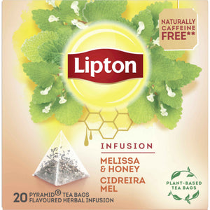 Infusão de Cidreira e Mel Lipton Saquetas 30 g 20 un