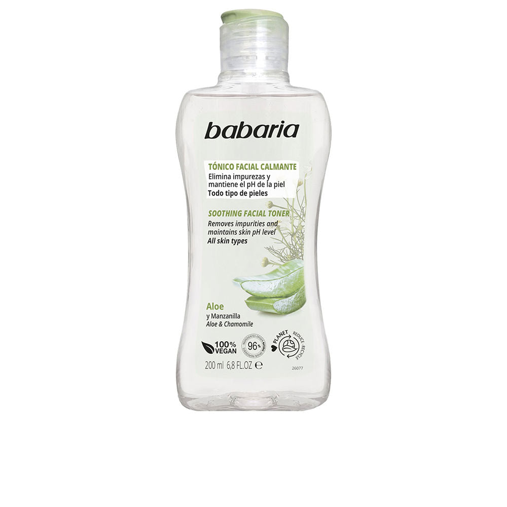 Babaria Tônico facial calmante aloe vera 300 ml