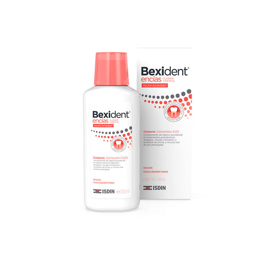 Isdin Bexident gums tratamento adjuvante para enxaguatório bucal 250 ml
