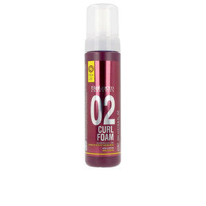 Salerm Mousse de curl 04 espuma de cachos de fixação média 200 ml
