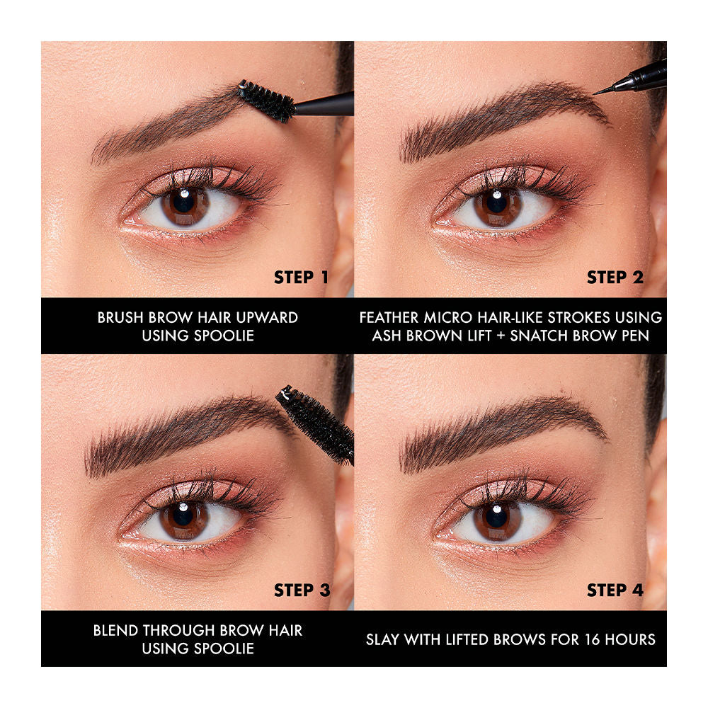 Nyx Professional Make Up Levante e pegue! lápis de sobrancelha #asbrown 1 ml