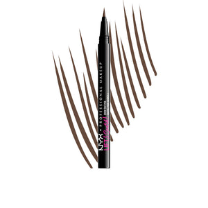 Nyx Professional Make Up Levante e pegue! lápis de sobrancelha #asbrown 1 ml