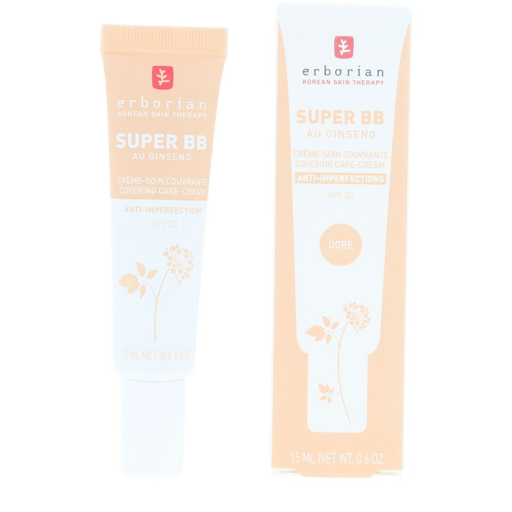 Erborian Super BB Au Ginseng Creme-Cuidado de Cobertura SPF20 Doré 15ml