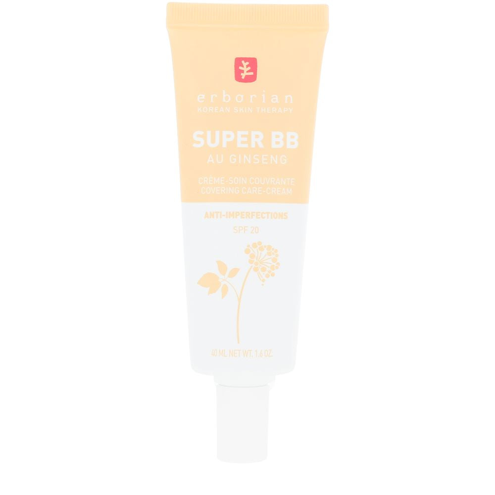 Erborian Super BB Au Ginseng Creme-Cuidado de Cobertura SPF20 Nude 40ml
