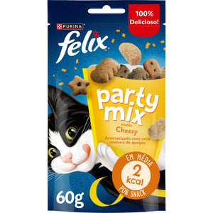 Purina Felix Party Mix Cheesy Mix para Gato Adulto 60 g