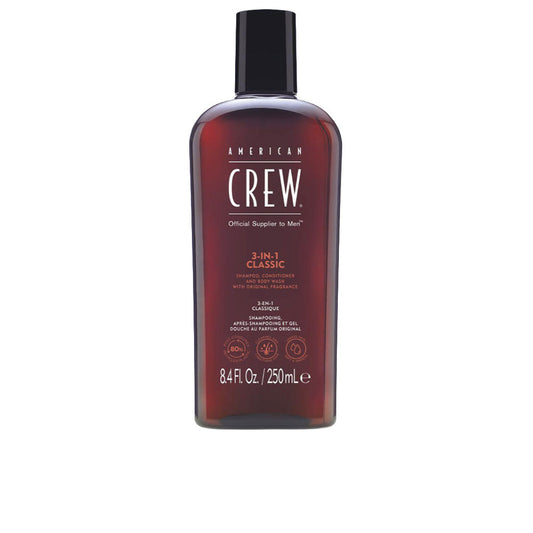 American Crew Crew 3 in 1 shampoo, conditioner & body wash 250 ml