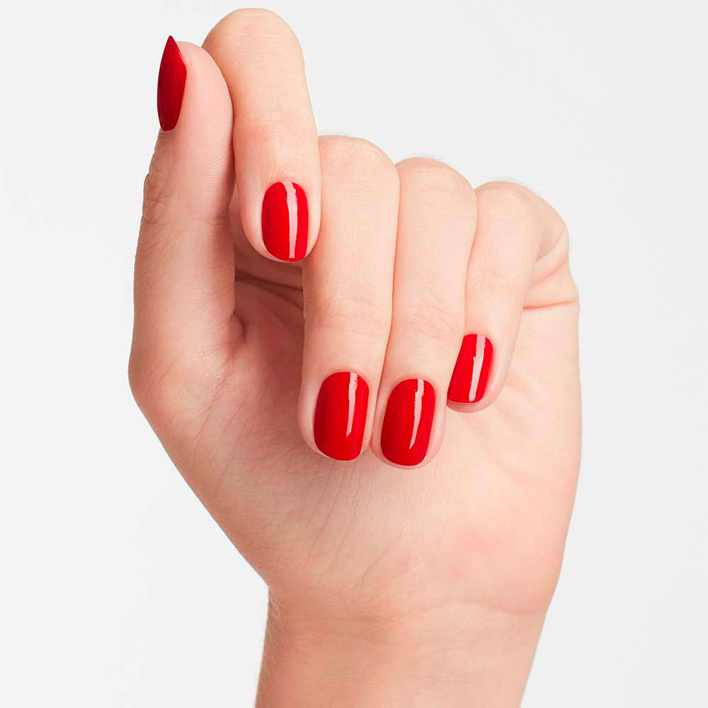 OPI Nail lacquer esmalte com duração de até 7 dias #big apple red 15 ml