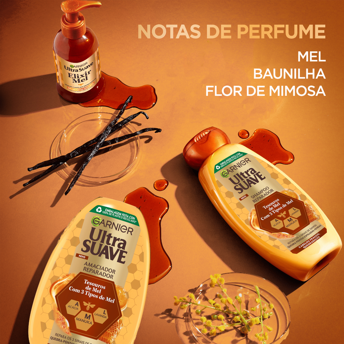 Garnier Ultra Suave Tesouros de Mel 400 ml