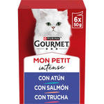 Purina Gourmet Mon Petit Comida Húmida Peixe para Gato Adulto 6x50 g