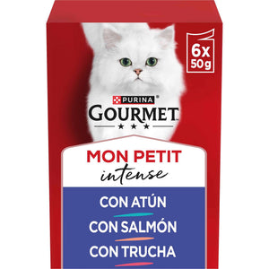Purina Gourmet Mon Petit Comida Húmida Peixe para Gato Adulto 6x50 g