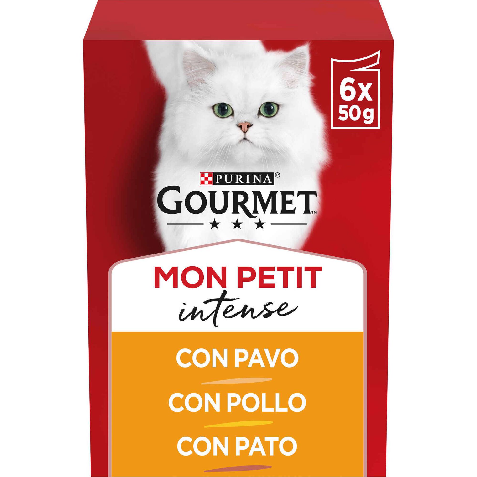 Purina Gourmet Mon Petit Comida Húmida Gato Adulto Aves 6x50 g