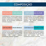 Purina Gourmet Perle Duetos para Gato Adulto, Finos Pedaços em Molho 8x85 g