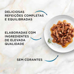 Purina Gourmet Perle Duetos para Gato Adulto, Finos Pedaços em Molho 8x85 g