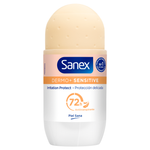 Sanex Dermo+ Sensitive Roll-On 72H 50 ml