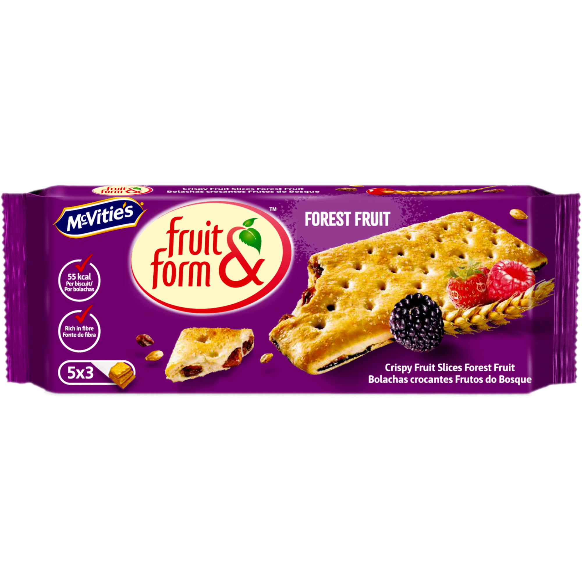 Mcvitie'S Fruit & Form Frutos do Bosque 218 g