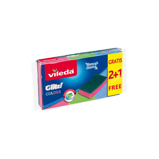 Vileda Esponja Glitzi Colors 2+1
