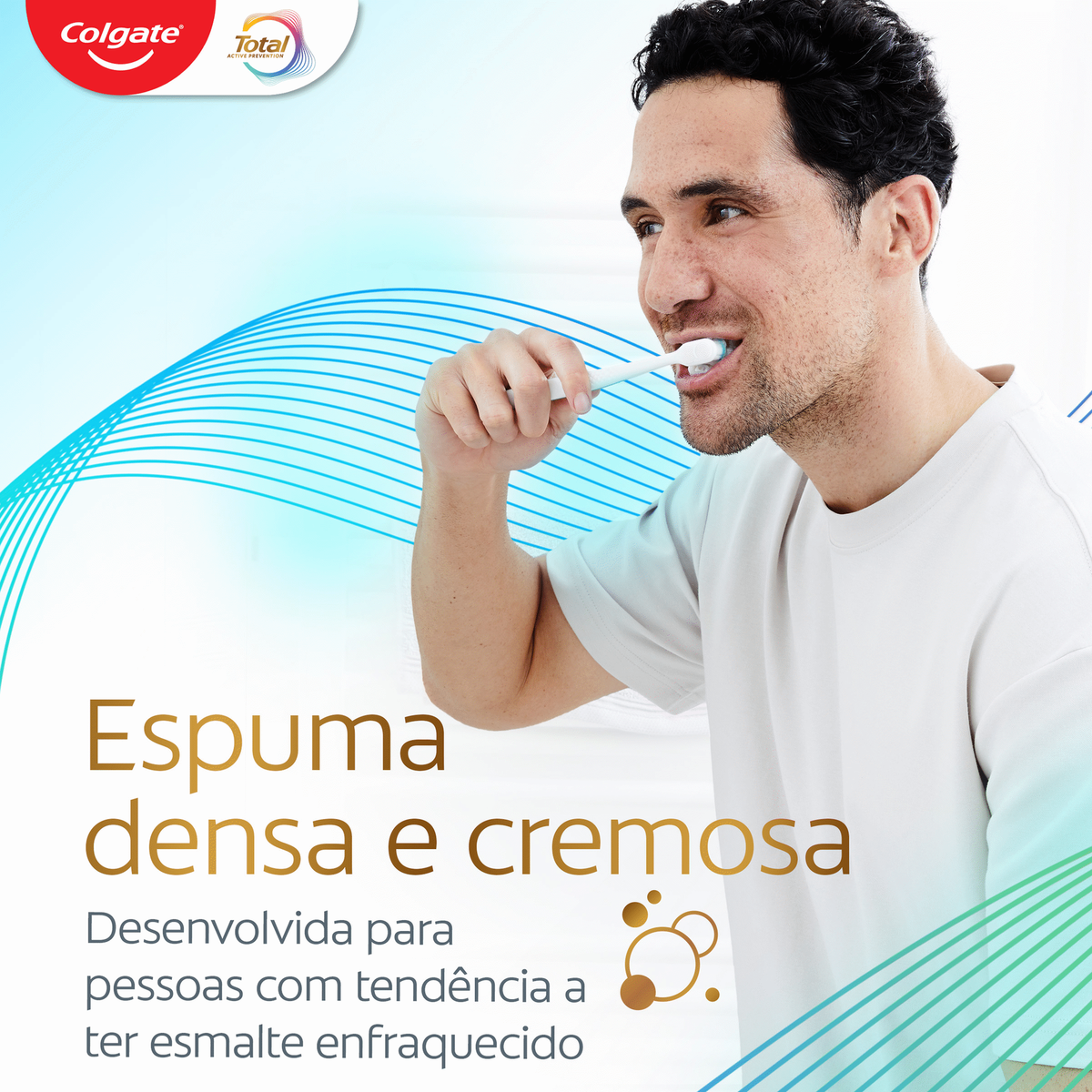 Colgate Total Prevenção Ativa Esmalte Saudável 75 ml
